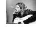 Kurt Cobain avec sa guitare
