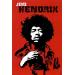Jimi Hendrix rouge