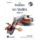 M�thode WOHLFAHRT FRANZ pour violon - 60 ETUDES OP.45 + CD