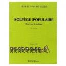 Solf�ge Populaire : Cl� de sol par Ernest Van De Velde