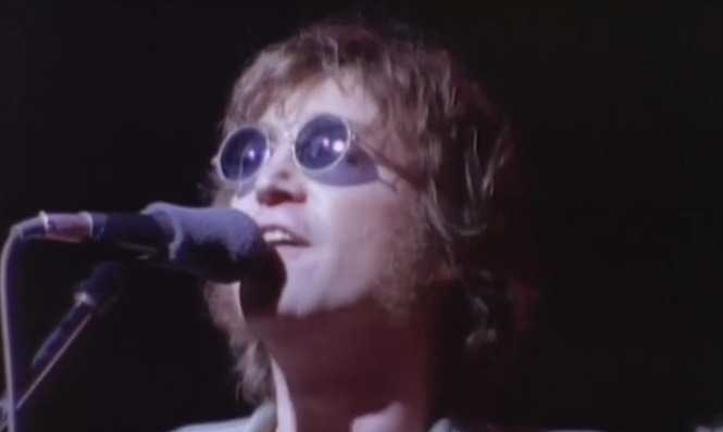John Lennon en concert à New York