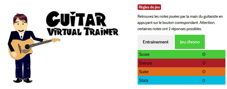 ReconnaÃ®tre les notes de guitare