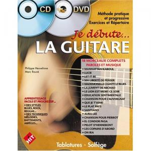 Je débute... La Guitare (+ CD morceaux avec play-back + DVD)