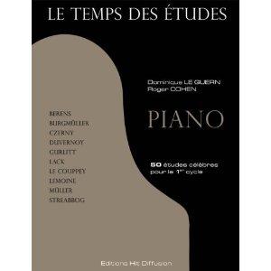 Le temps des études piano volume 1