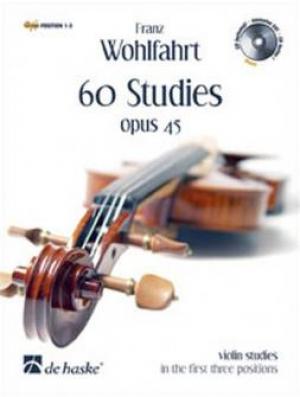 Méthode WOHLFAHRT FRANZ pour violon - 60 ETUDES OP.45 + CD