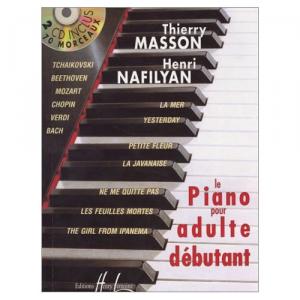 Piano pour adulte débutant avec 2 CD